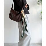 上品カワイイ♪90cm×90cmパネル柄シルクライク大判スカーフ | Classical Elf | 詳細画像23