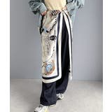 上品カワイイ♪90cm×90cmパネル柄シルクライク大判スカーフ | Classical Elf | 詳細画像5