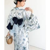 浴衣2点セット。花柄モチーフ浴衣(浴衣・兵児帯) | Classical Elf | 詳細画像9