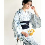 浴衣2点セット。花柄モチーフ浴衣(浴衣・兵児帯) | Classical Elf | 詳細画像10