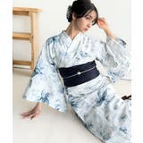 浴衣2点セット。花柄モチーフ浴衣(浴衣・兵児帯) | Classical Elf | 詳細画像15