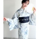 浴衣2点セット。花柄モチーフ浴衣(浴衣・兵児帯) | Classical Elf | 詳細画像33