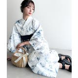浴衣2点セット。花柄モチーフ浴衣(浴衣・兵児帯) | Classical Elf | 詳細画像34