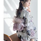浴衣2点セット。花柄モチーフ浴衣(浴衣・兵児帯) | Classical Elf | 詳細画像36