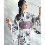 浴衣2点セット。花柄モチーフ浴衣(浴衣・兵児帯) | Classical Elf | 詳細画像37