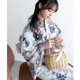 浴衣2点セット。花柄モチーフ浴衣(浴衣・兵児帯) | Classical Elf | 詳細画像44