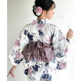 浴衣2点セット。花柄モチーフ浴衣(浴衣・兵児帯) | Classical Elf | 詳細画像58