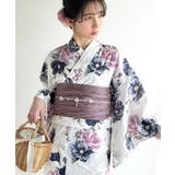 浴衣2点セット。花柄モチーフ浴衣(浴衣・兵児帯) | Classical Elf | 詳細画像61