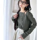 マルチwayに楽しむ♪着回し自在なテレコリブ素材カーディガンセットアンサンブル(… | Classical Elf  | 詳細画像16 