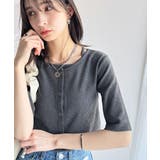 マルチWAYで着回し自在。5分袖テレコリブニットのマルチWAYアンサンブル | Classical Elf  | 詳細画像26 