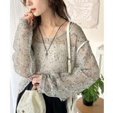 透け感とルーズシルエットが今っぽい！前後2wayメッシュニットトップス(長袖) | Classical Elf  | 詳細画像9 