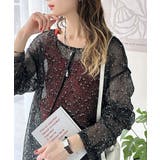 透け感とルーズシルエットが今っぽい！前後2wayメッシュニットトップス(長袖) | Classical Elf  | 詳細画像15 