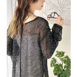 透け感とルーズシルエットが今っぽい！前後2wayメッシュニットトップス(長袖) | Classical Elf  | 詳細画像18 