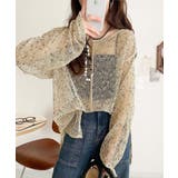 透け感とルーズシルエットが今っぽい！前後2wayメッシュニットトップス(長袖) | Classical Elf  | 詳細画像24 