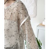 透け感とルーズシルエットが今っぽい！前後2wayメッシュニットトップス(長袖) | Classical Elf  | 詳細画像31 