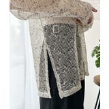 透け感とルーズシルエットが今っぽい！前後2wayメッシュニットトップス(長袖) | Classical Elf  | 詳細画像32 