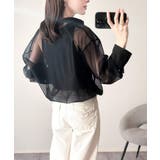 大人の抜け感。メッシュバンドカラーオーバーサイズシャツ(長袖) | Classical Elf | 詳細画像18