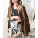 ブラウン | 大人の抜け感。メッシュバンドカラーオーバーサイズシャツ(長袖) | Classical Elf