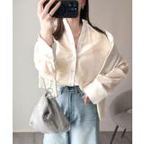 大人の抜け感。メッシュバンドカラーオーバーサイズシャツ(長袖) | Classical Elf | 詳細画像30