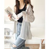 大人の抜け感。メッシュバンドカラーオーバーサイズシャツ(長袖) | Classical Elf | 詳細画像3