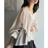 上品な抜け感が◎シアーアシメフリルブラウス | Classical Elf | 詳細画像10