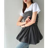 チャコール | 気になるライン、フワッと隠してオトナ可愛さ大爆発！前後2wayバルーンキャミソー… | Classical Elf 