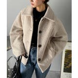 ベーシックアウターを、素材感で大人見えに◎リングシャギーショートコクーンシルエッ… | Classical Elf  | 詳細画像10 