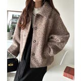 ベーシックアウターを、素材感で大人見えに◎リングシャギーショートコクーンシルエッ… | Classical Elf  | 詳細画像19 