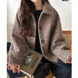 ベーシックアウターを、素材感で大人見えに◎リングシャギーショートコクーンシルエッ… | Classical Elf  | 詳細画像21 