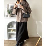 ベーシックアウターを、素材感で大人見えに◎リングシャギーショートコクーンシルエッ… | Classical Elf  | 詳細画像24 