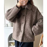 ベーシックアウターを、素材感で大人見えに◎リングシャギーショートコクーンシルエッ… | Classical Elf  | 詳細画像27 