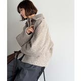 ベーシックアウターを、素材感で大人見えに◎リングシャギーショートコクーンシルエッ… | Classical Elf  | 詳細画像34 