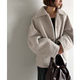 ベーシックアウターを、素材感で大人見えに◎リングシャギーショートコクーンシルエッ… | Classical Elf  | 詳細画像36 