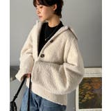 ベーシックアウターを、素材感で大人見えに◎リングシャギーショートコクーンシルエッ… | Classical Elf  | 詳細画像1 