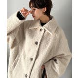 ベーシックアウターを、素材感で大人見えに◎リングシャギーショートコクーンシルエッ… | Classical Elf  | 詳細画像5 