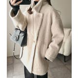 ふわり纏うだけで上品見え。2wayシャギーダブルビックカラージャケットコート | Classical Elf  | 詳細画像18 