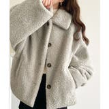 グレージュ | モコっとかわいく、冬支度♪ふんわり軽やか×暖かみたっぷり！コクーンシルエットテデ… | Classical Elf 