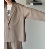 きちんと感とリラックス感を両立。ゆるシルエット、テーラードジャケット | Classical Elf  | 詳細画像33 