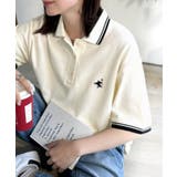 アイボリー | クラシカル×スポーティMIX。綿100%胸刺繍 ラインデザインオーバーサイズ鹿の… | Classical Elf