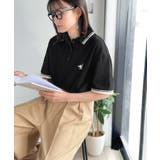 クラシカル×スポーティMIX。綿100%胸刺繍 ラインデザインオーバーサイズ鹿の… | Classical Elf | 詳細画像11