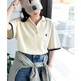 クラシカル×スポーティMIX。綿100%胸刺繍 ラインデザインオーバーサイズ鹿の… | Classical Elf | 詳細画像2