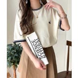 1枚で決まるから、つい手に取りたくなる。鹿の子素材 胸刺繍ルーズポロT（半袖） | Classical Elf  | 詳細画像6 