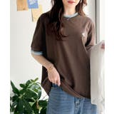 1枚で決まるから、つい手に取りたくなる。鹿の子素材 胸刺繍ルーズポロT（半袖） | Classical Elf  | 詳細画像18 