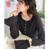1枚で主役級!前後2wayヘンリーネックキャンディスリーブプルオーバー(長袖) | Classical Elf | 詳細画像14