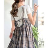 ベージュ | 後ろ姿も可愛く盛れちゃう♪ふんわりシルエットで体型カバー。大人カジュアル チェッ… | Classical Elf 