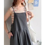 落ち感ワイドでつくる、大人の抜け感。バックリボンサロペットパンツ | Classical Elf | 詳細画像12