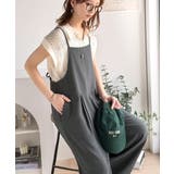 落ち感ワイドでつくる、大人の抜け感。バックリボンサロペットパンツ | Classical Elf | 詳細画像19