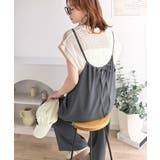 落ち感ワイドでつくる、大人の抜け感。バックリボンサロペットパンツ | Classical Elf | 詳細画像22