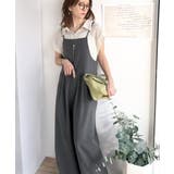 落ち感ワイドでつくる、大人の抜け感。バックリボンサロペットパンツ | Classical Elf | 詳細画像23