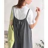 落ち感ワイドでつくる、大人の抜け感。バックリボンサロペットパンツ | Classical Elf | 詳細画像24